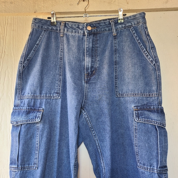 Shein Cargo Jeans Size 1XL - Picture 6 of 13